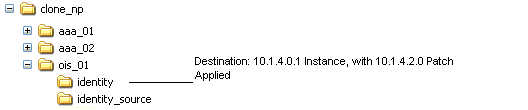 Destination for Cloned COREid Server Upgrade