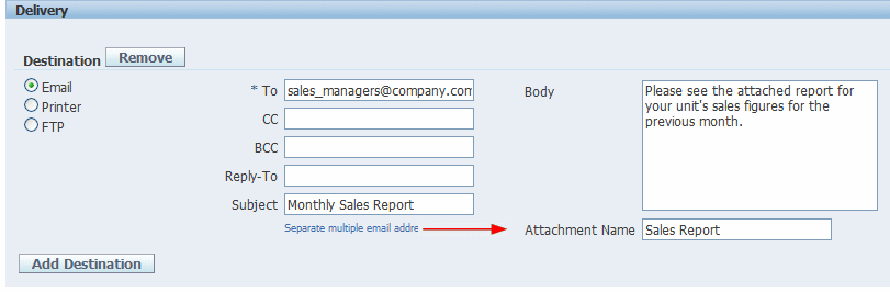 Attachment Name field