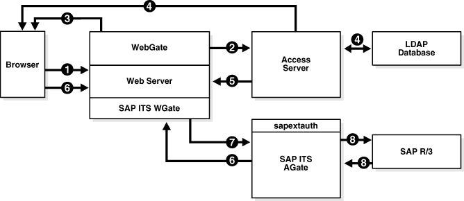 Process overview of the SAP integration.