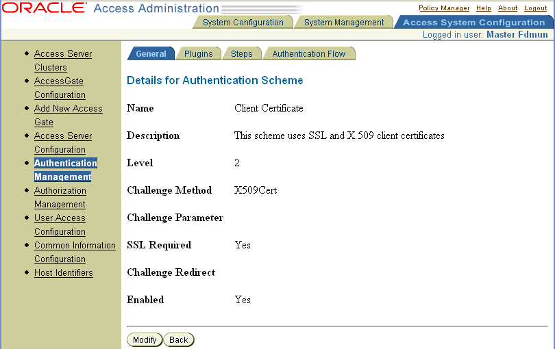 Client Certificate Authentication Scheme for Smart Card