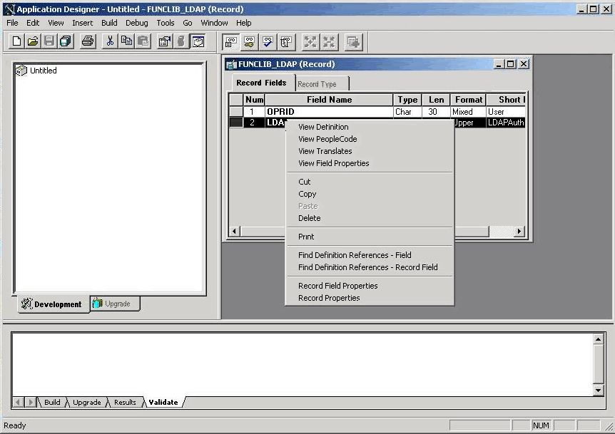 RUNCLIB_LDAP record