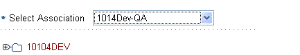 Association Name, Select Logical Objects to Compare page