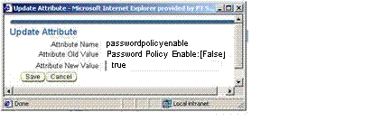 Update Attribute Window